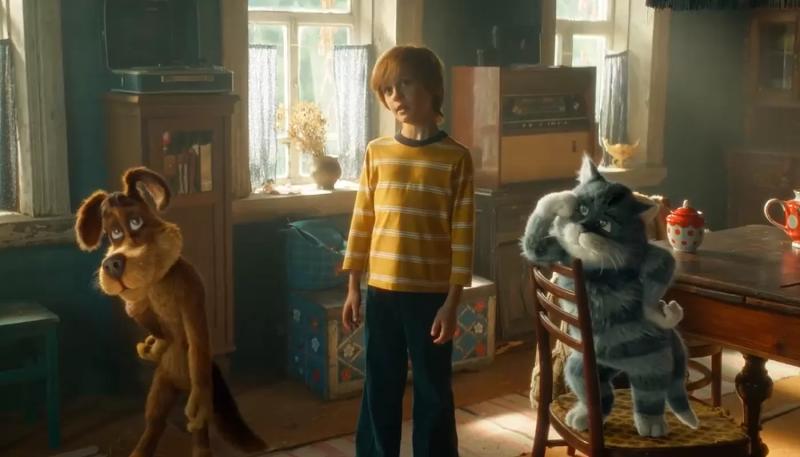 Матроскин, Шарик и Дядя Федор в трейлере "Простоквашино"