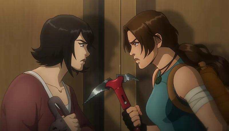 Netflix закроет аниме-сериал о Ларе Крофт после второго сезона