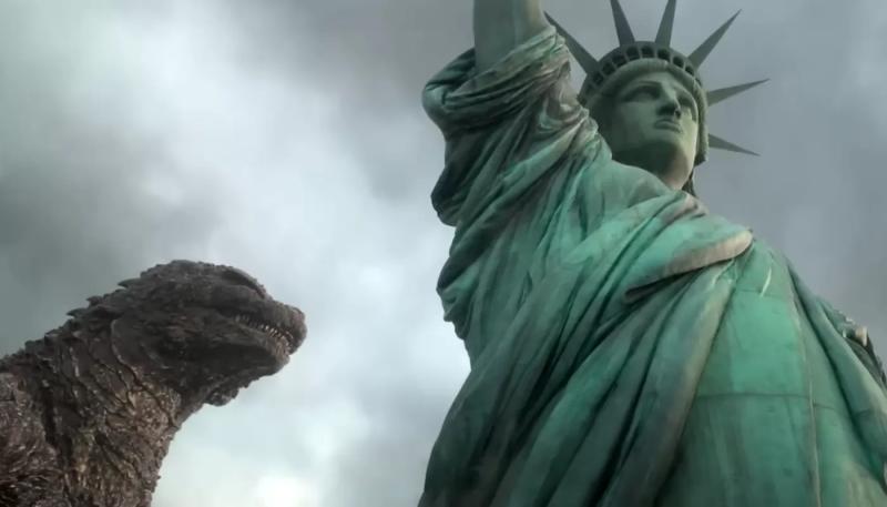 Годзилла атакует Нью-Йорк в трейлере "Годзилла: Минус ноль"