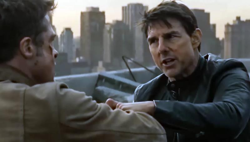 Голливудские студии возмутил бой Тома Круза и Брэда Питта